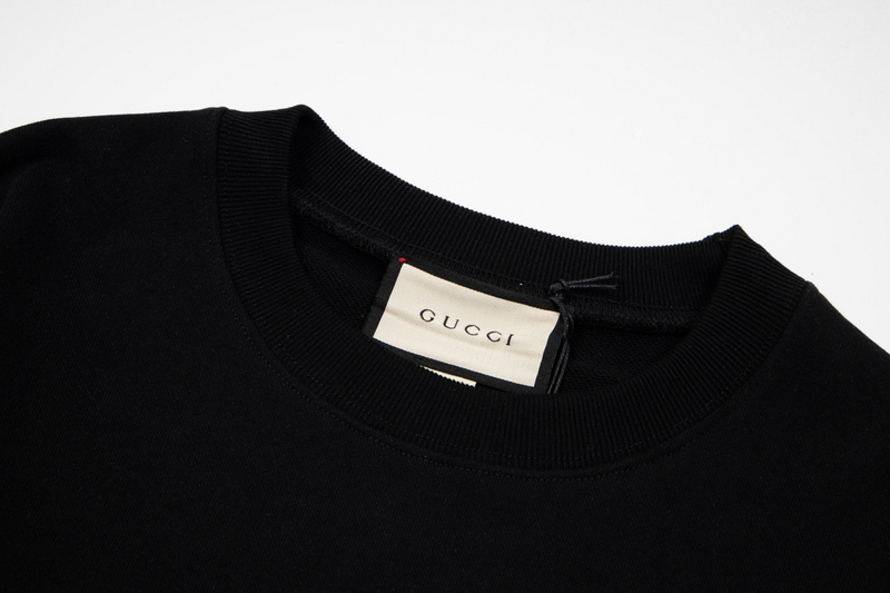 Лонгслив Gucci Outdated Inscription "Black" фото № 5