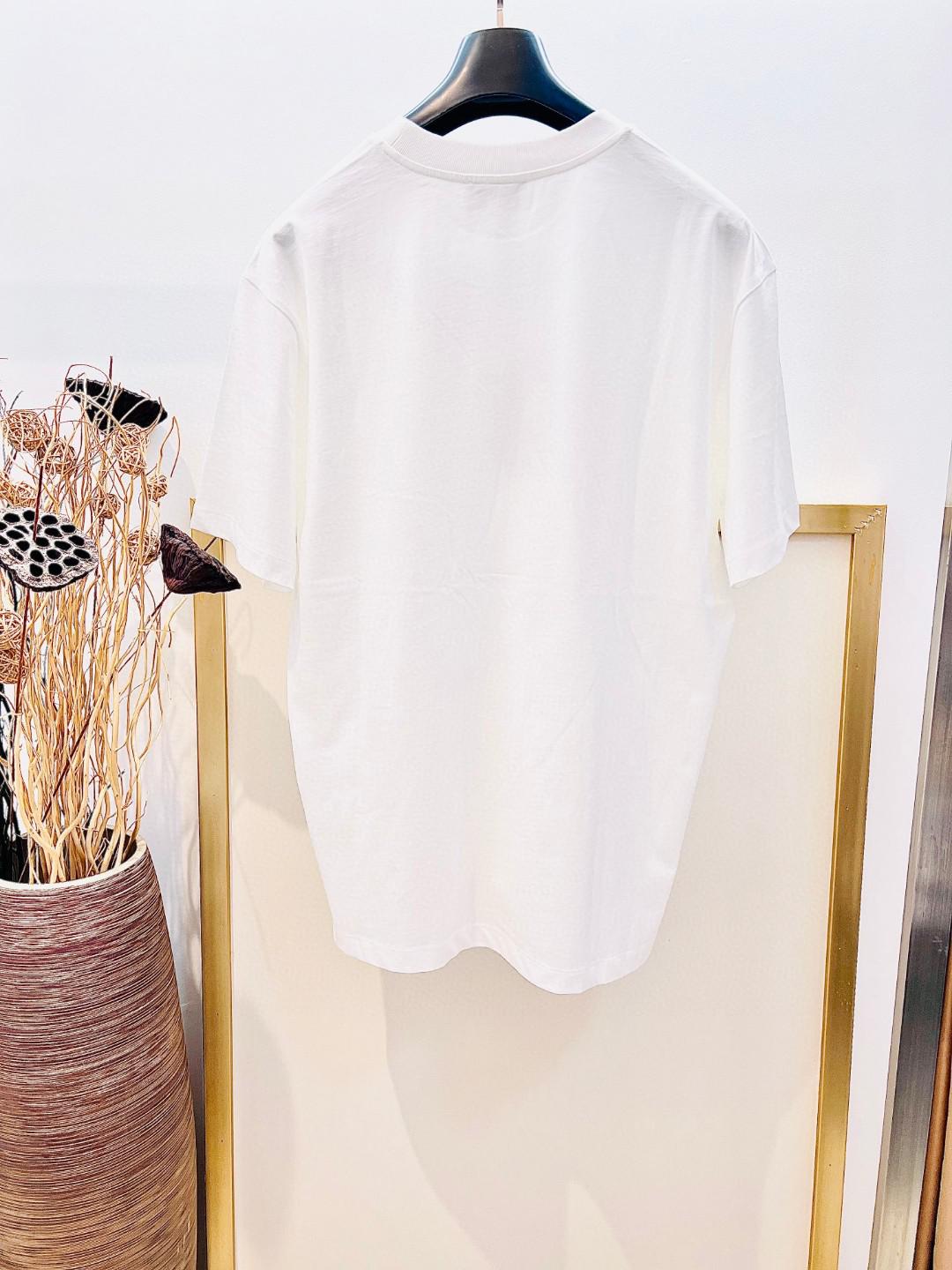 Футболка Miu Miu Frontside Logo On Frontside Pocket Miu Miu "White" фото № 2