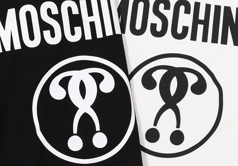 Лонгслив Moschino Logo Mirroring The Question "Black" фото № 2