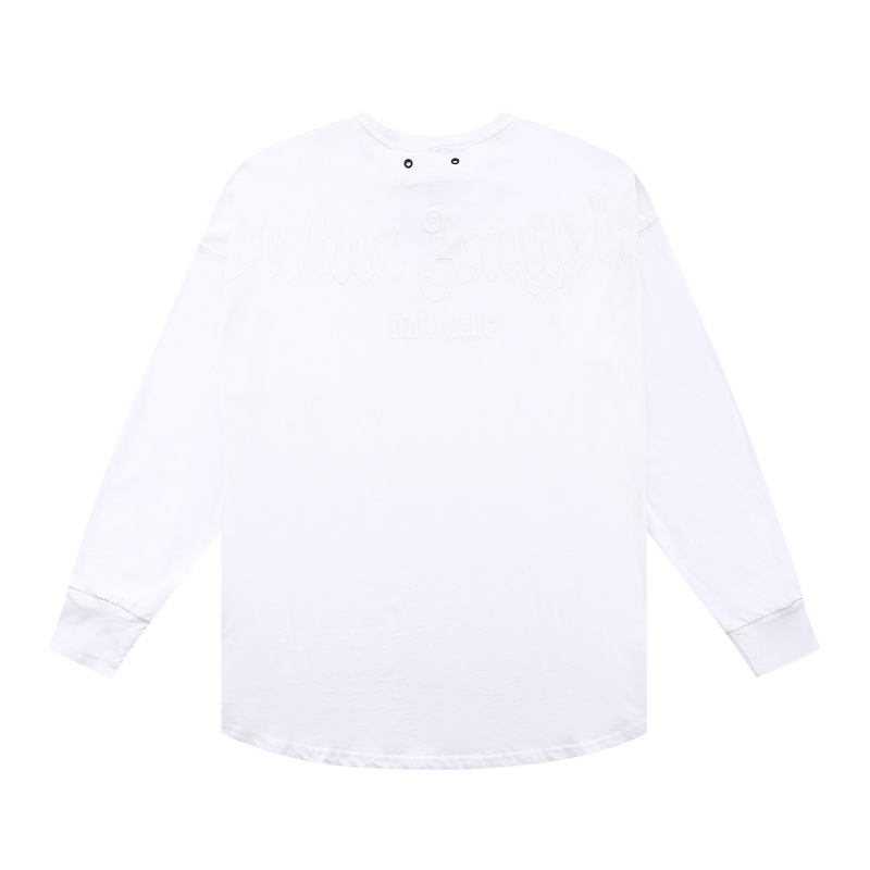 Лонгслив Palm Angels Team Wang "White" фото № 7