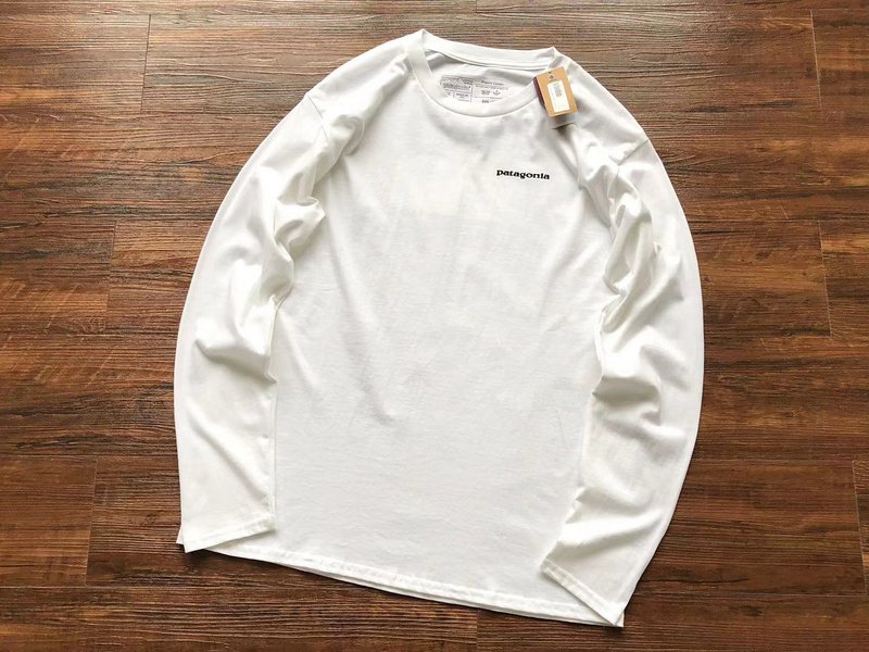 Лонгслив Patagonia Mountain Landscape Back Print "White" фото № 2