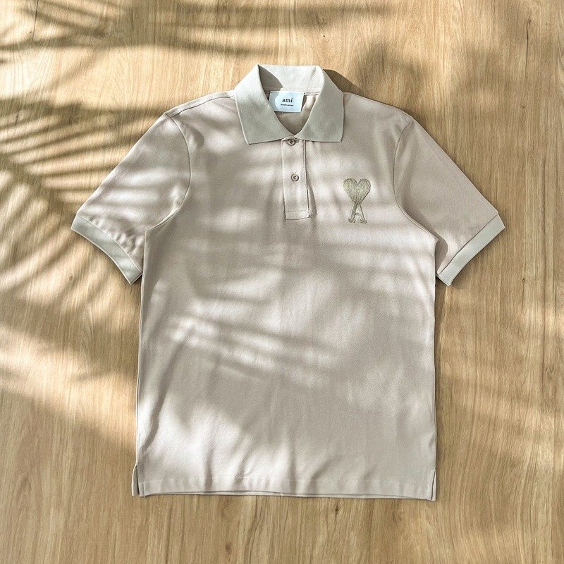 Поло Amiri Cotton Possessing Logo "Beige" фото № 3
