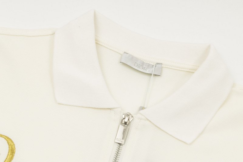 Поло Dior Soft Ears ZIP "White" фото № 3