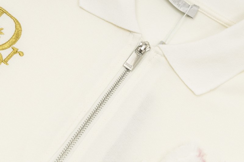 Поло Dior Soft Ears ZIP "White" фото № 6