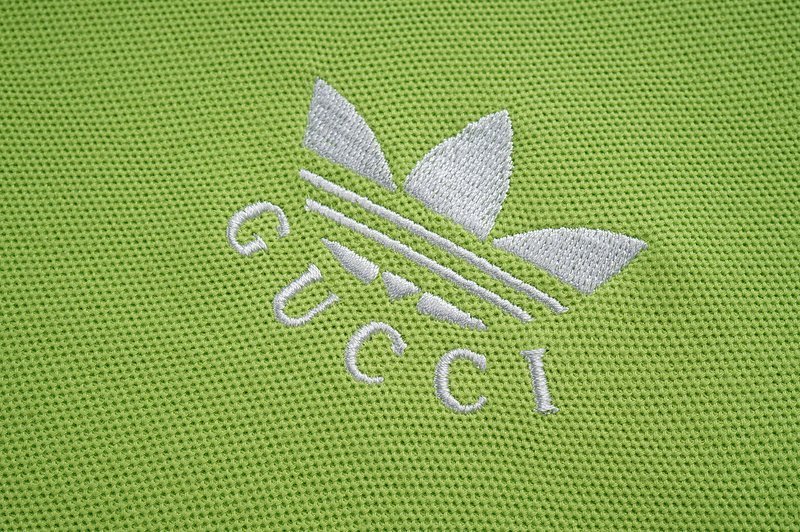Поло Gucci X Adidas With Edging "Green" фото № 4