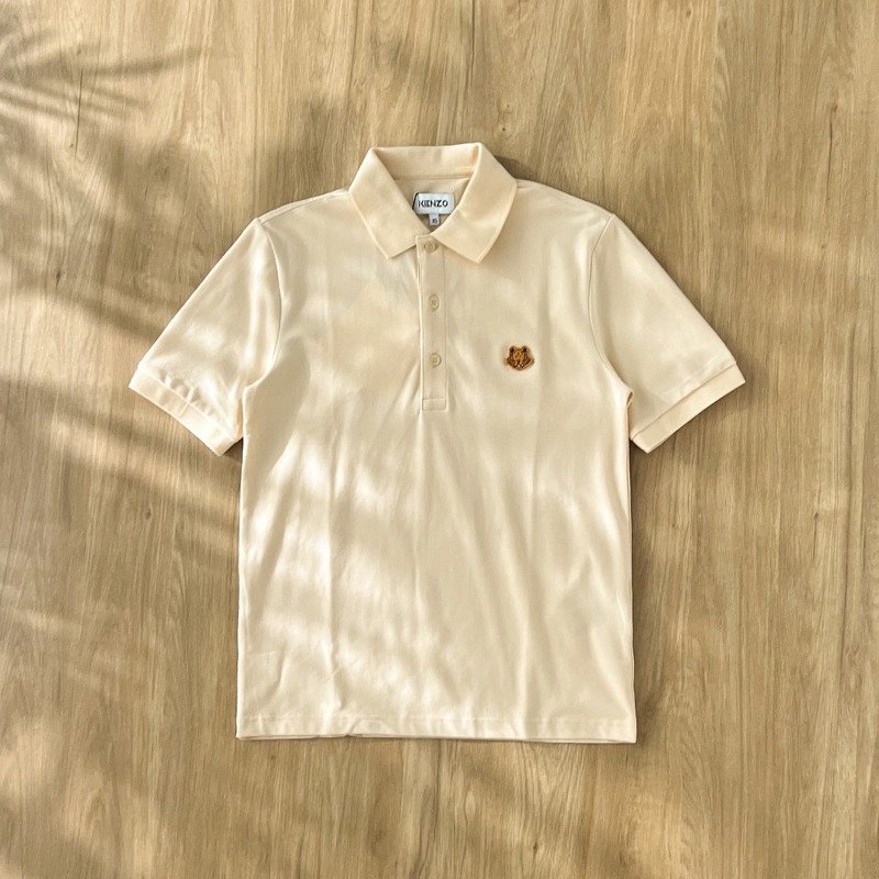 Поло Kenzo Small Logo - Animal "Beige" фото № 2