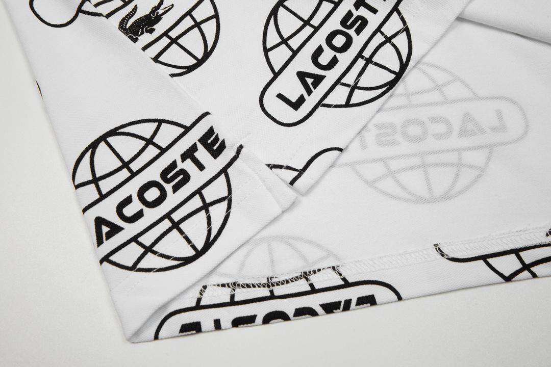 Поло Lacoste Internet Icons "White" фото № 3
