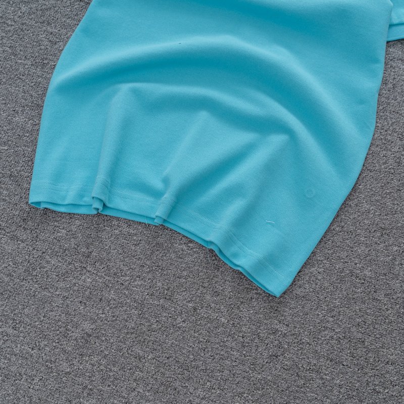 Поло Lacoste Beach Crocodile "Blue" фото № 7