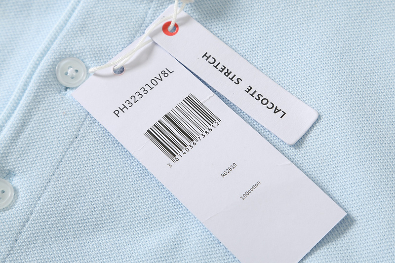 Поло Lacoste Stripes "Blue/White" фото № 6