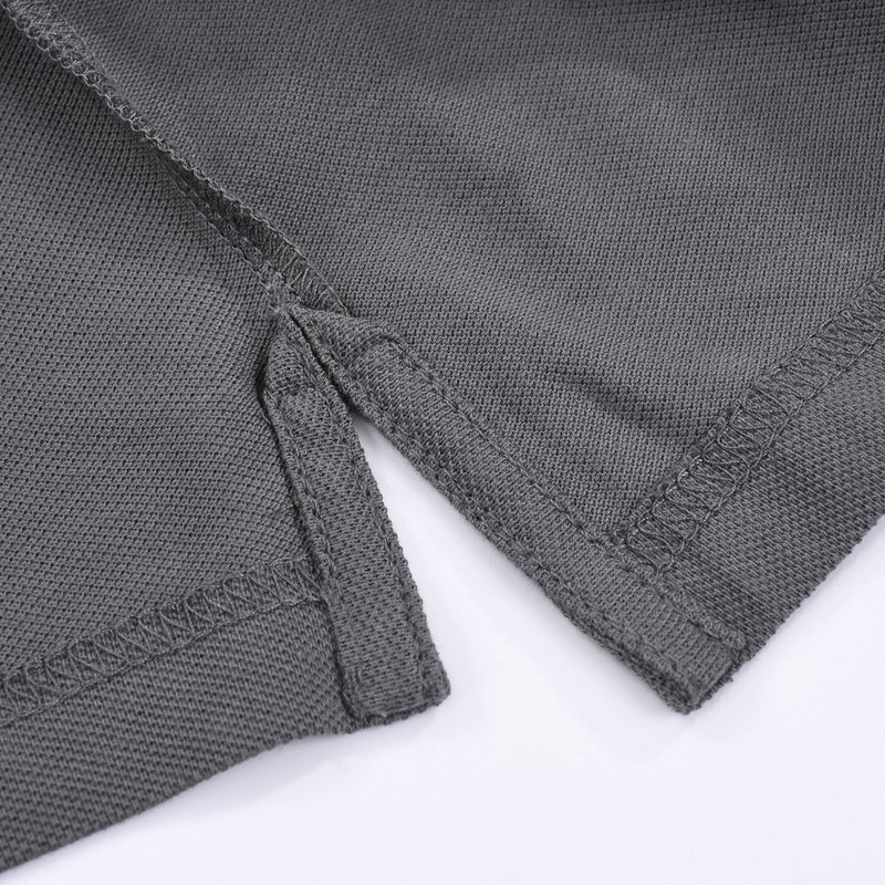 Поло Prada With Black Text Stripe "Gray" фото № 4