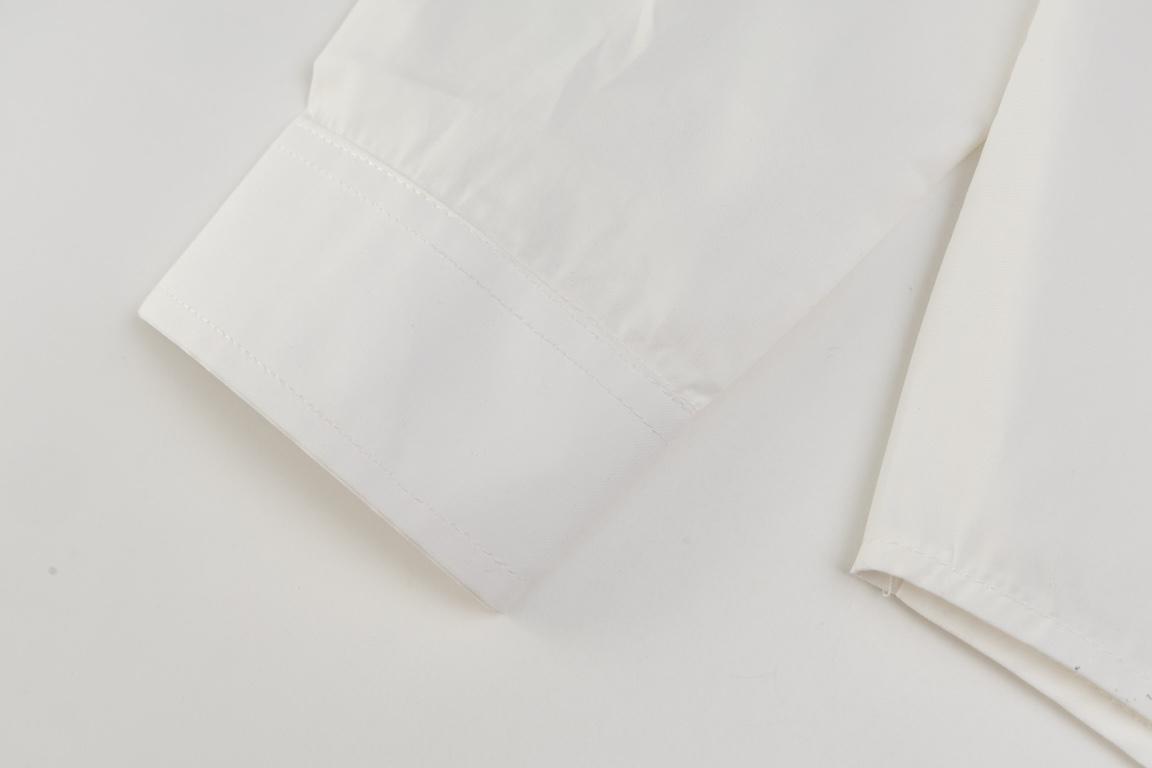 Рубашка Burberry Frontside Small Print Blue Warrior On The Horse "White" фото № 5