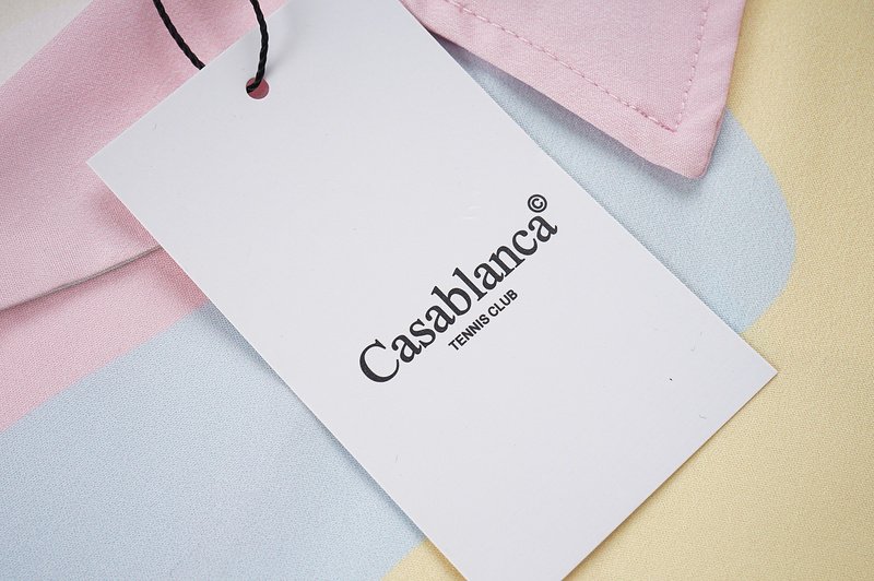 Рубашка Casablanca Peacock Tail Print Back "White" фото № 5