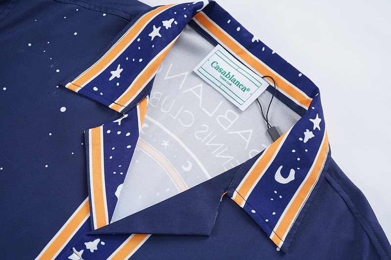 Рубашка Casablanca Hare In The Desert "Blue" фото № 5