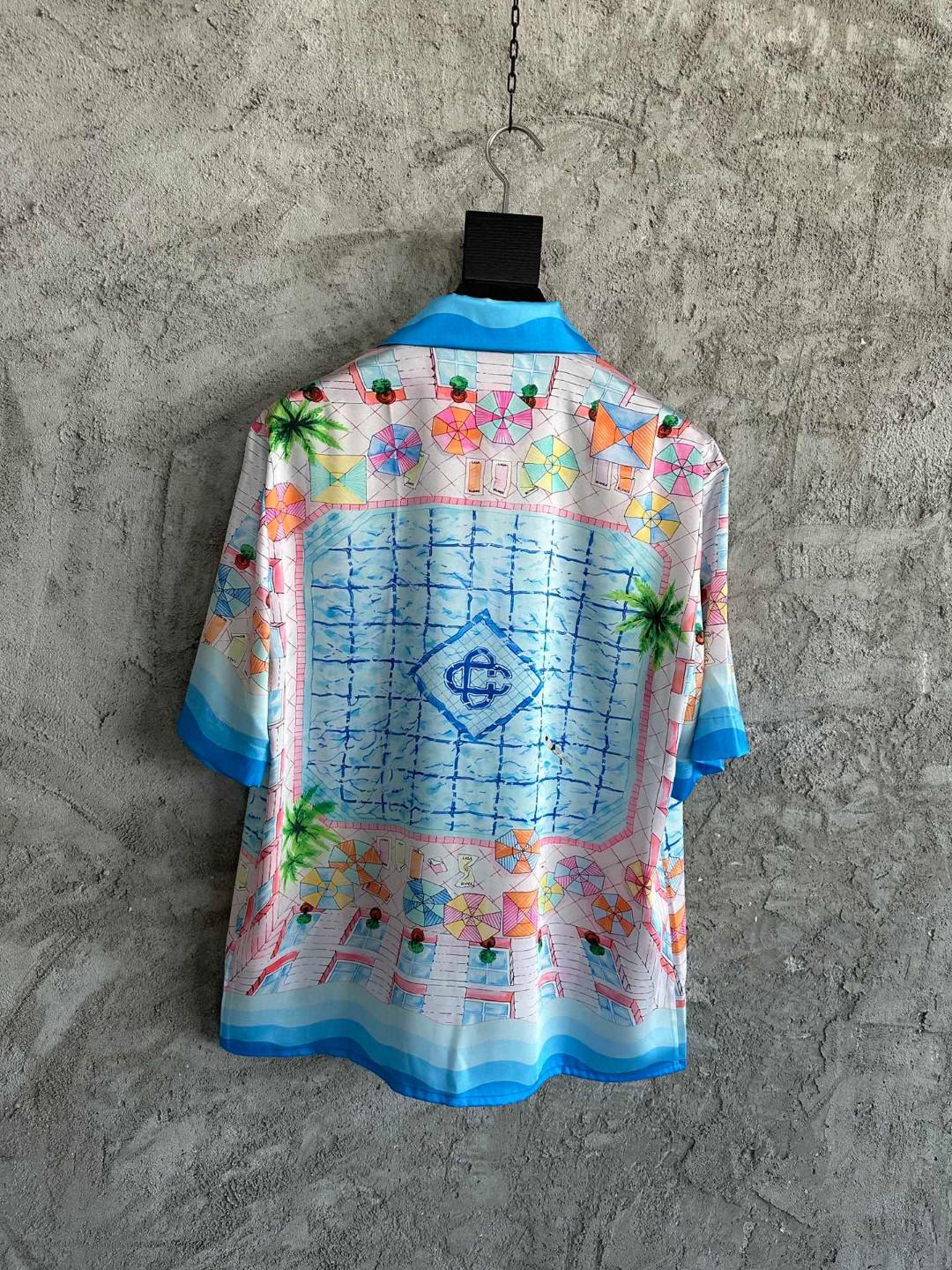 Рубашка Casablanca Beach "Blue" фото № 2