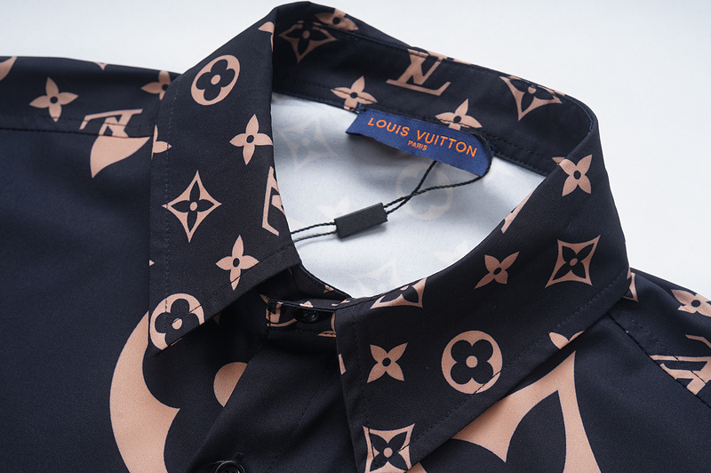 Рубашка Louis Vuitton Big Brand Signs "Black" фото № 5