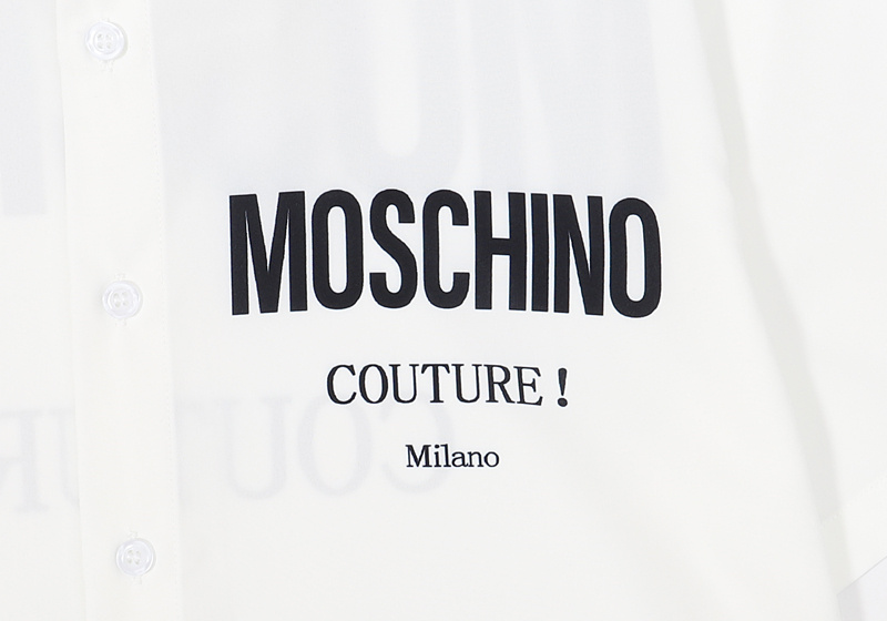 Рубашка Moschino Couture! Milano "White" фото № 7