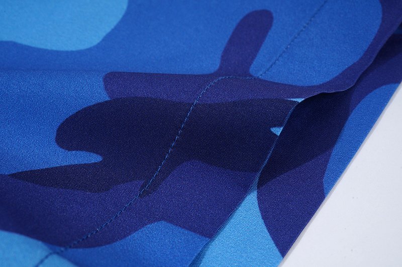 Рубашка Valentino Short Sleeves Camouflage "Blue" фото № 3