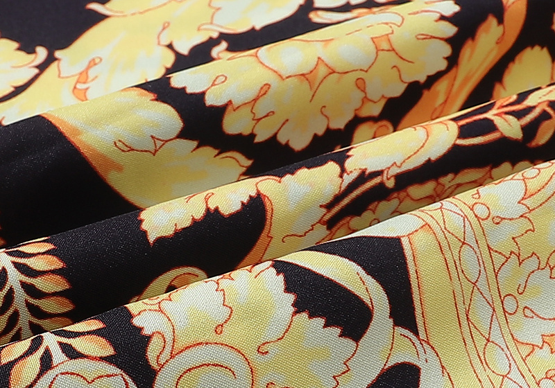 Рубашка versace The Golden Crown "Black/Yellow" фото № 6