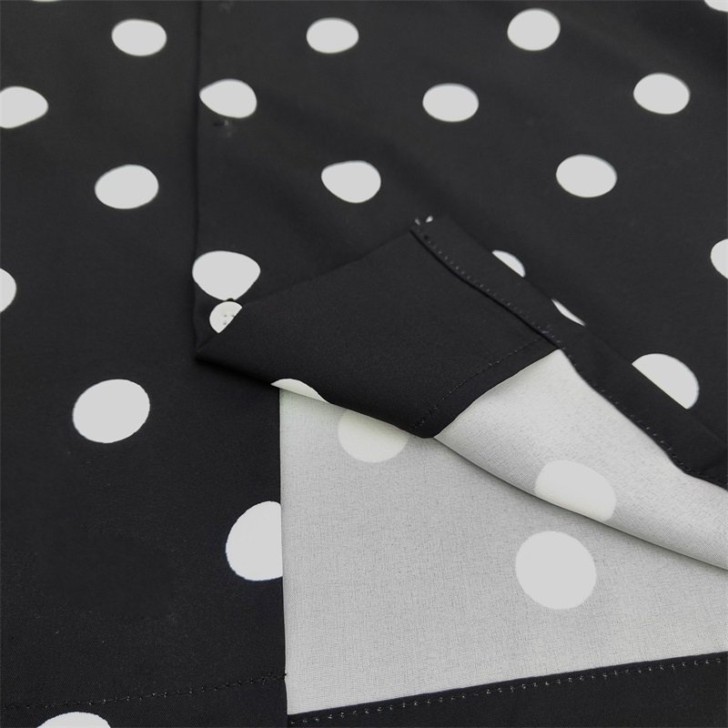 Рубашка Wacko Maria Polka Dots "Black" фото № 4