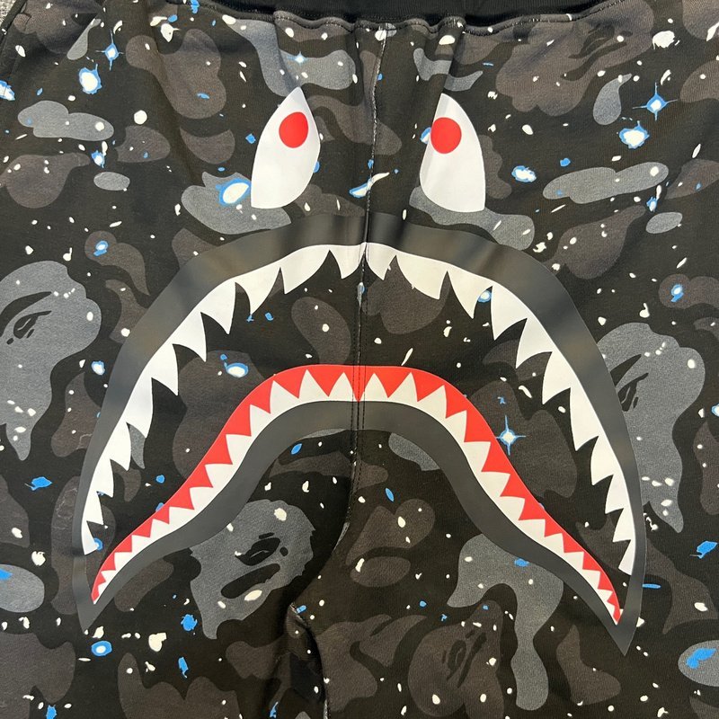 Шорты A Bathing Ape Terrified "Black/Gray" фото № 8