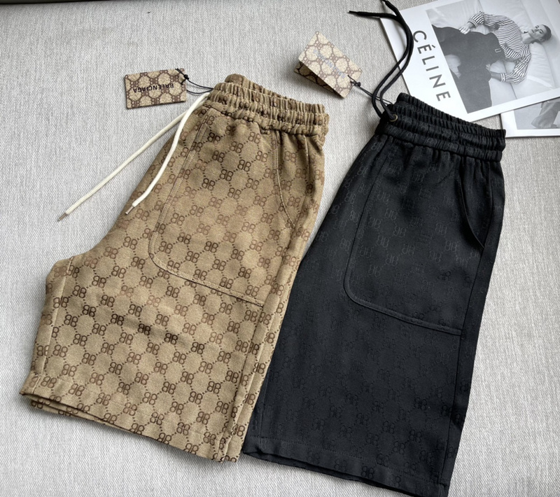 Шорты Balenciaga Monogram "Black" фото № 5