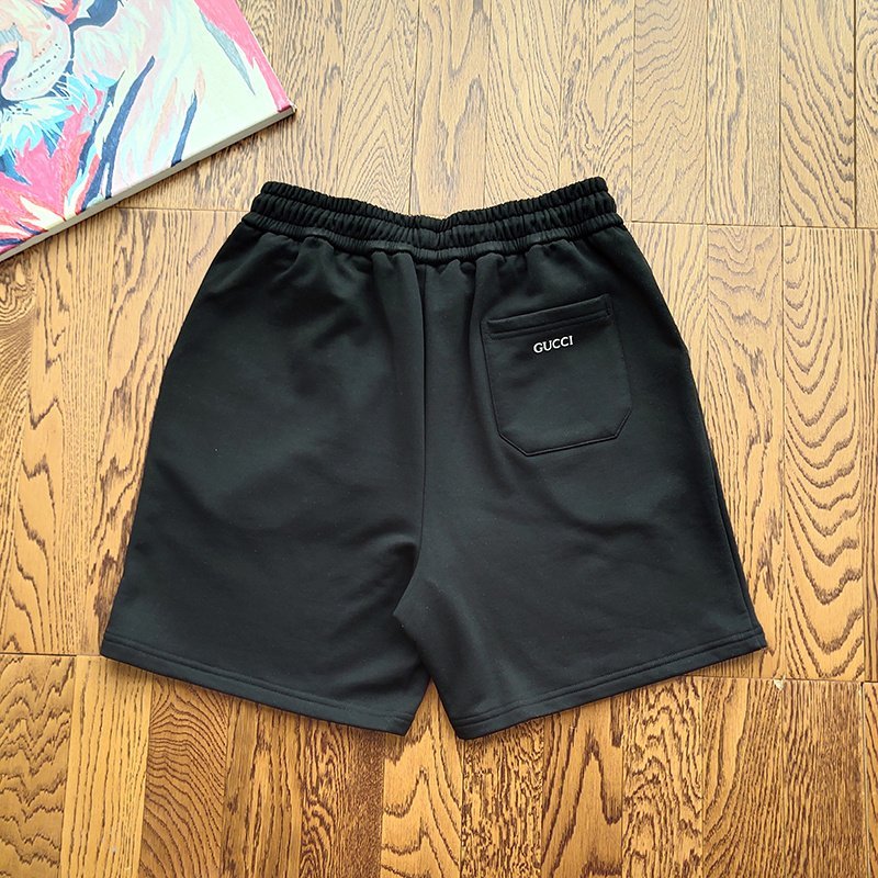 Шорты Balenciaga X Gucci Graffiti Logo "Black" фото № 4