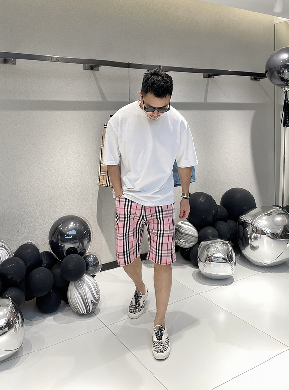 Шорты Burberry Small Logo Rider "Pink" фото № 7