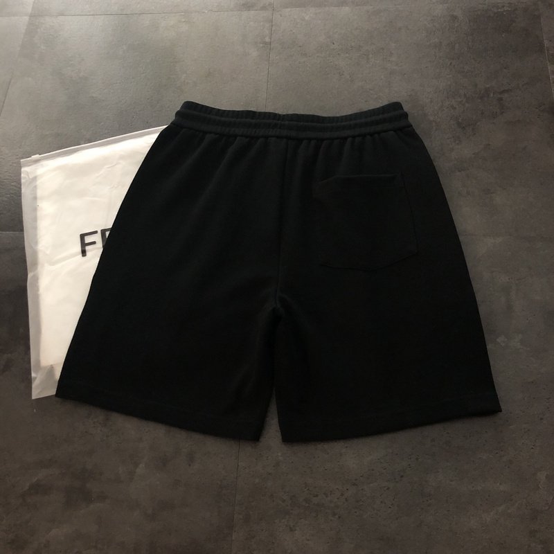 Шорты Fendi Brand Strip With Logo "Black" фото № 4