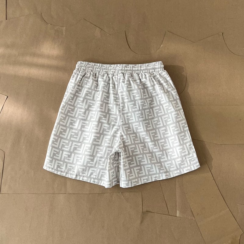 Шорты Fendi With Letters Print "White" фото № 2