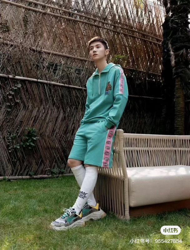 Шорты Gucci Pineapple "Turquoise" фото № 2