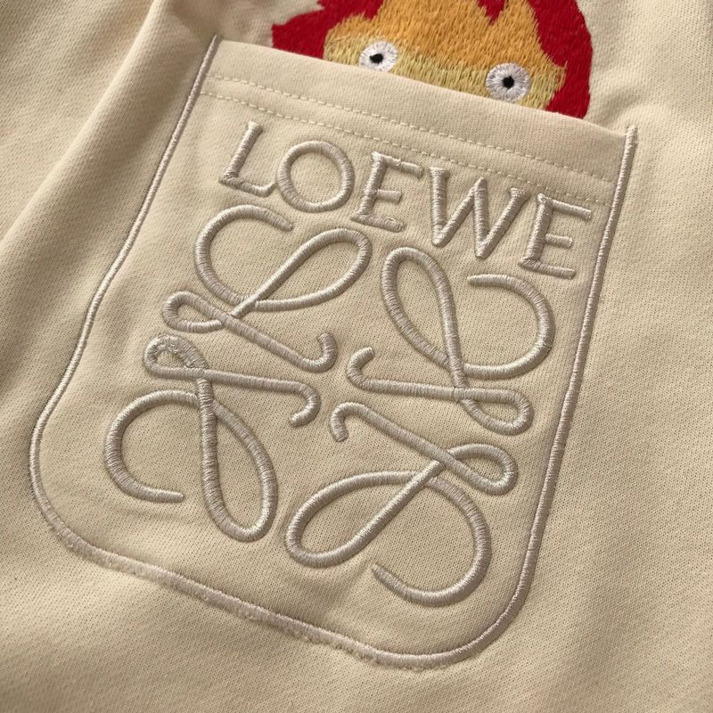 Шорты Loewe Flame - With Logo "Beige" фото № 3