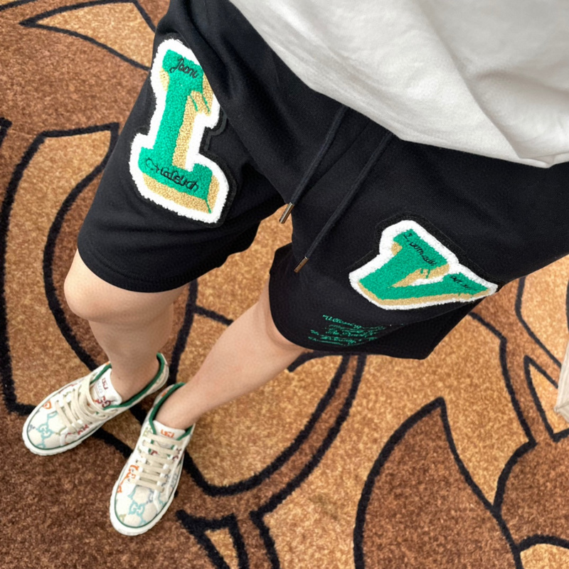 Шорты Louis Vuitton Emblems "Black" фото № 2