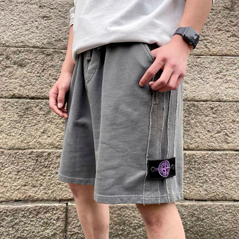 Шорты Stone Island Wide "Gray" фото № 7