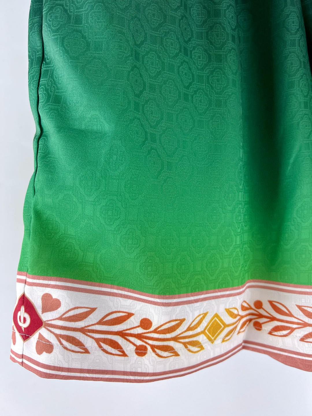 Шорты Casablanca Frontside Logo Uniti Is Power "Green" фото № 4