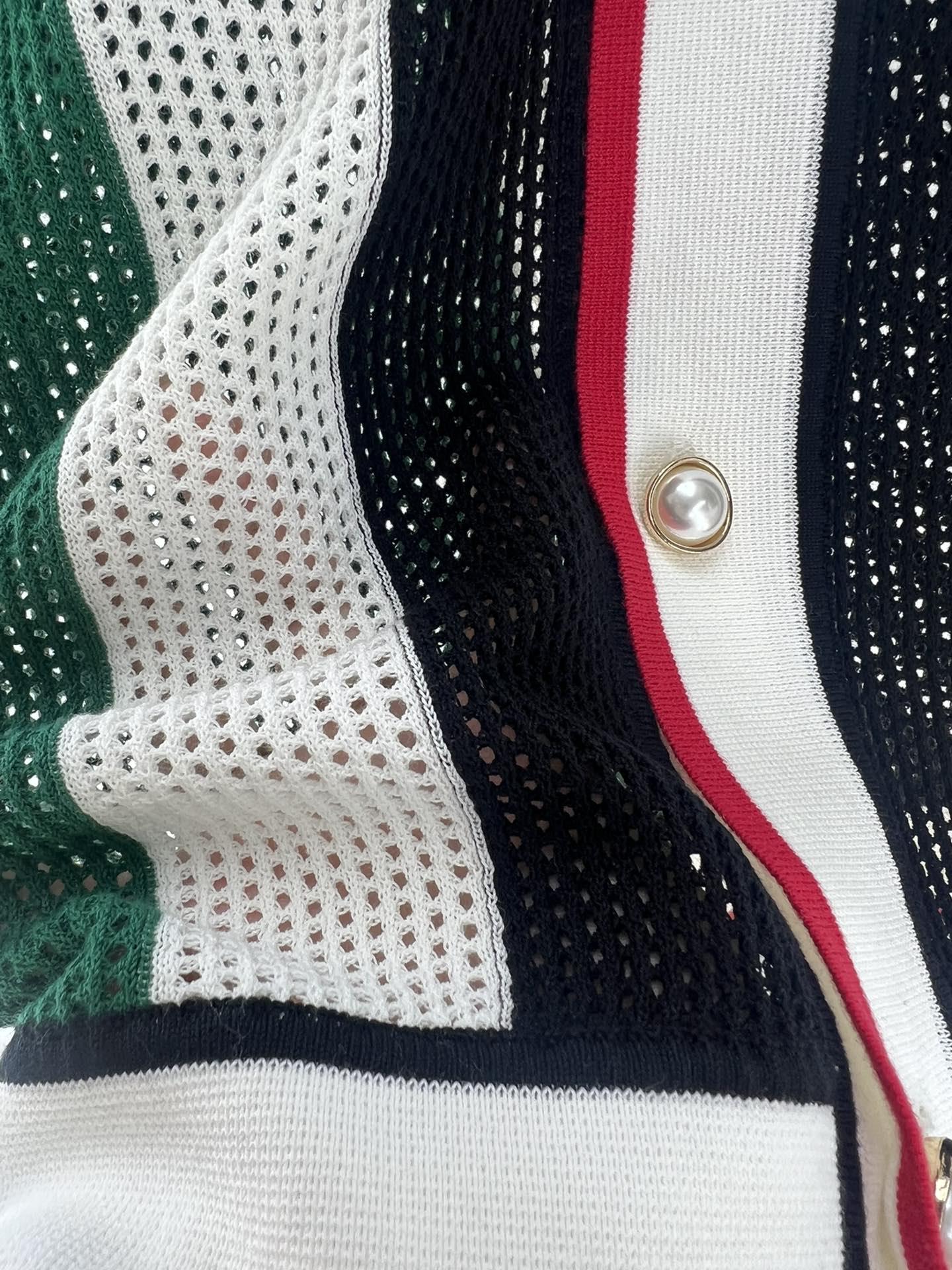 Рубашка Casablanca Red Romb White Outline "Green" фото № 6