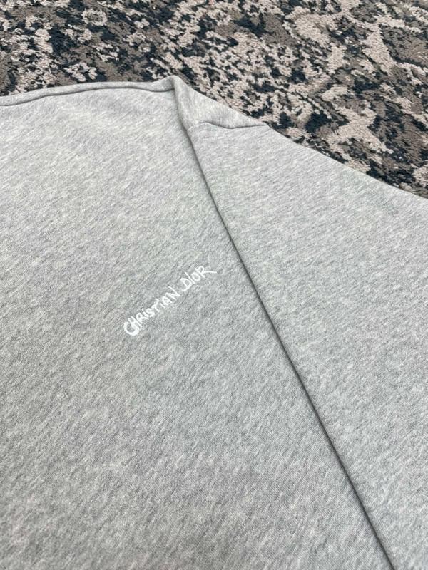 Свитшот Christian Dior Frontside Light Logo Christian Dior "Gray" фото № 3