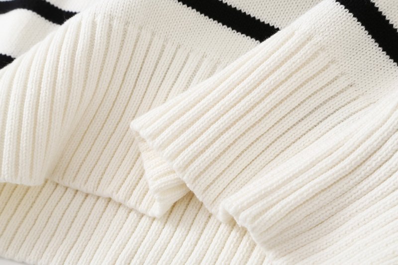 Свитер Amiri Striped With Red Logo "White" фото № 3