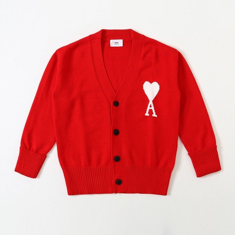 Кардиган Amiri V-Neck "Red" фото № 2