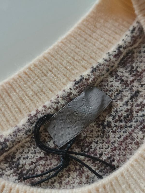Свитер Christian Dior Many Logotypes Allsides Print "Beige" фото № 3