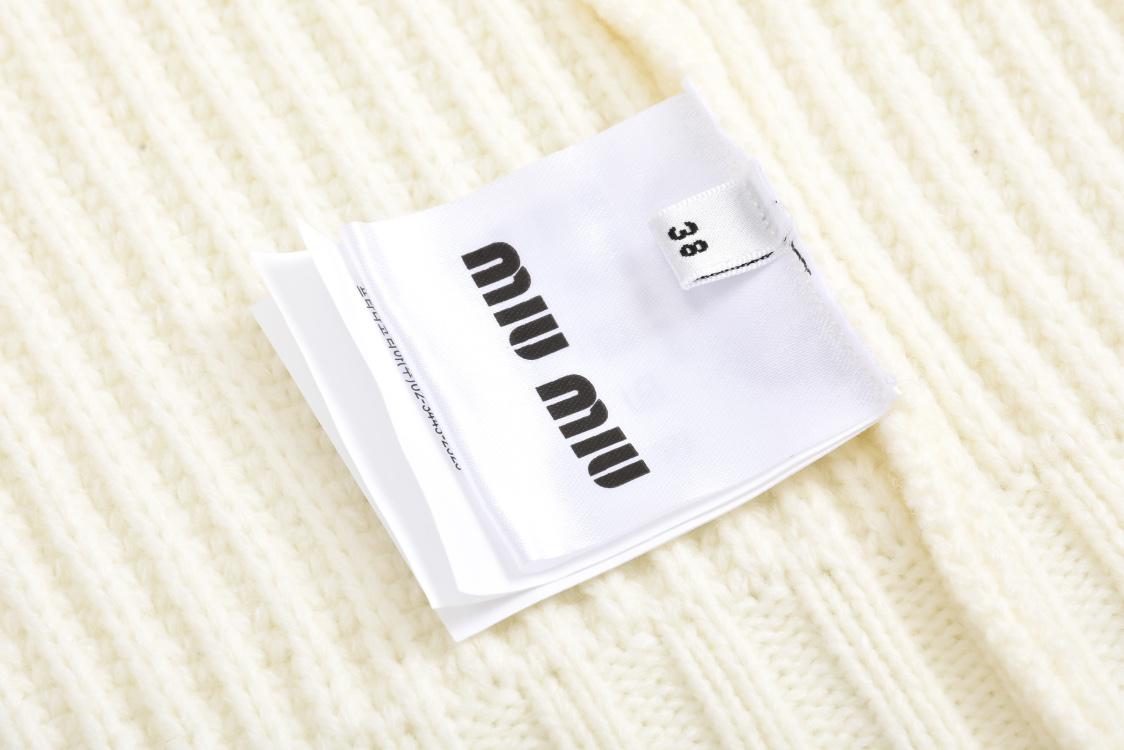 Кардиган Miu Miu Insulated "White" фото № 3