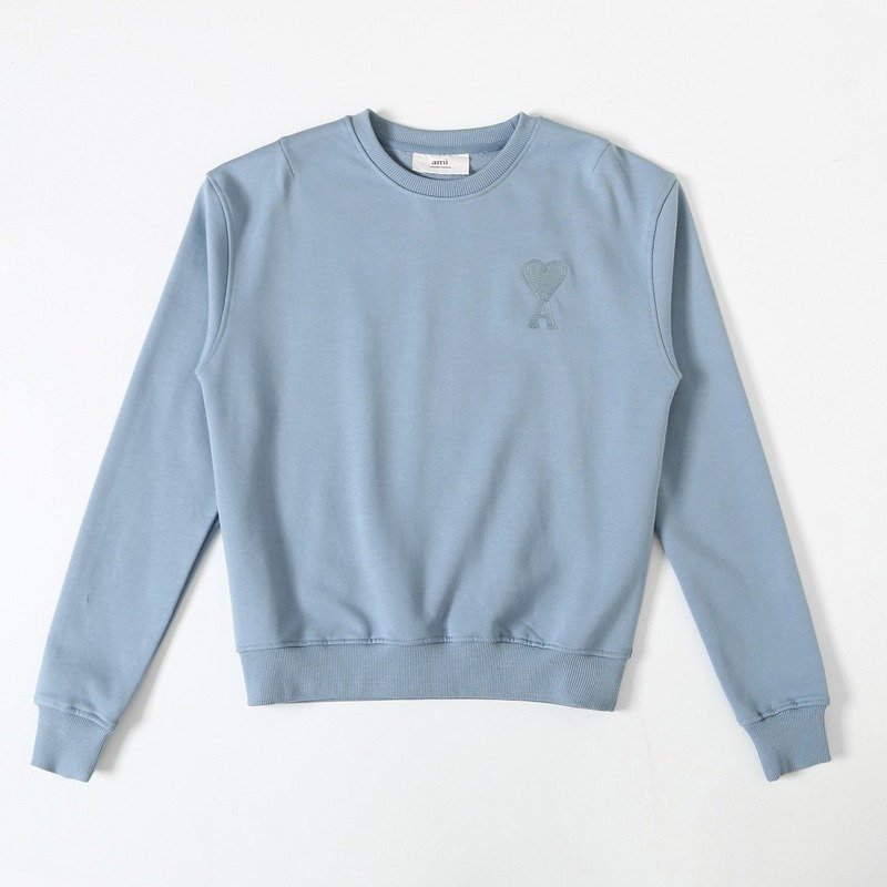 Свитшот Amiri Patch - Heart "Blue/Gray" фото № 2