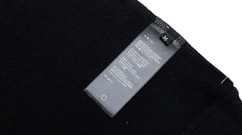 Свитшот Amiri With Round Neck And Brand Logo "Black" фото № 6