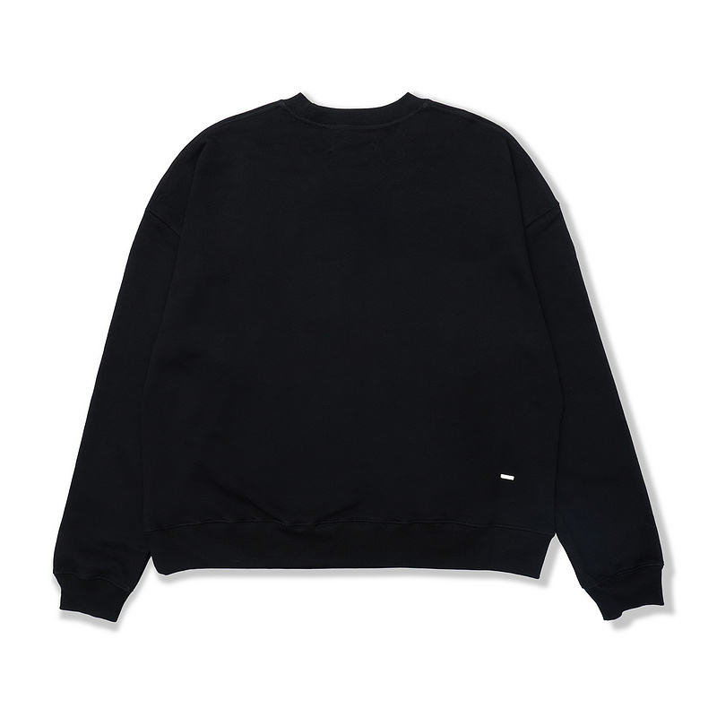 Свитшот Amiri With Round Neck And Brand Logo "Black" фото № 5
