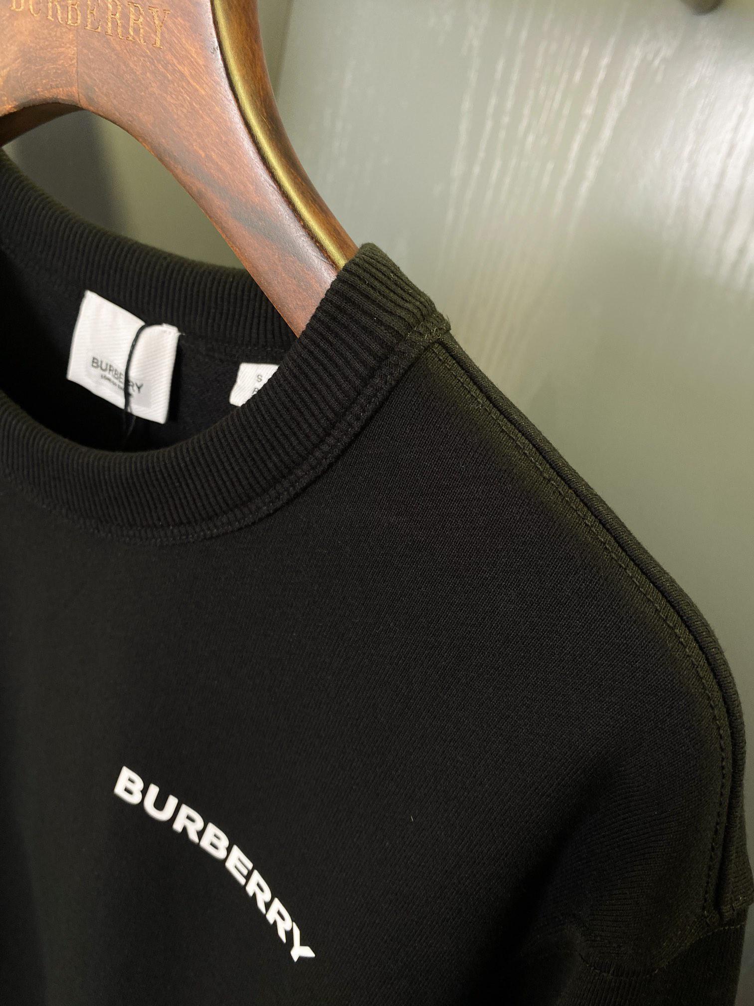 Свитшот Burberry Logo 99 London England Ice Cream Est 1856 "Black" фото № 6