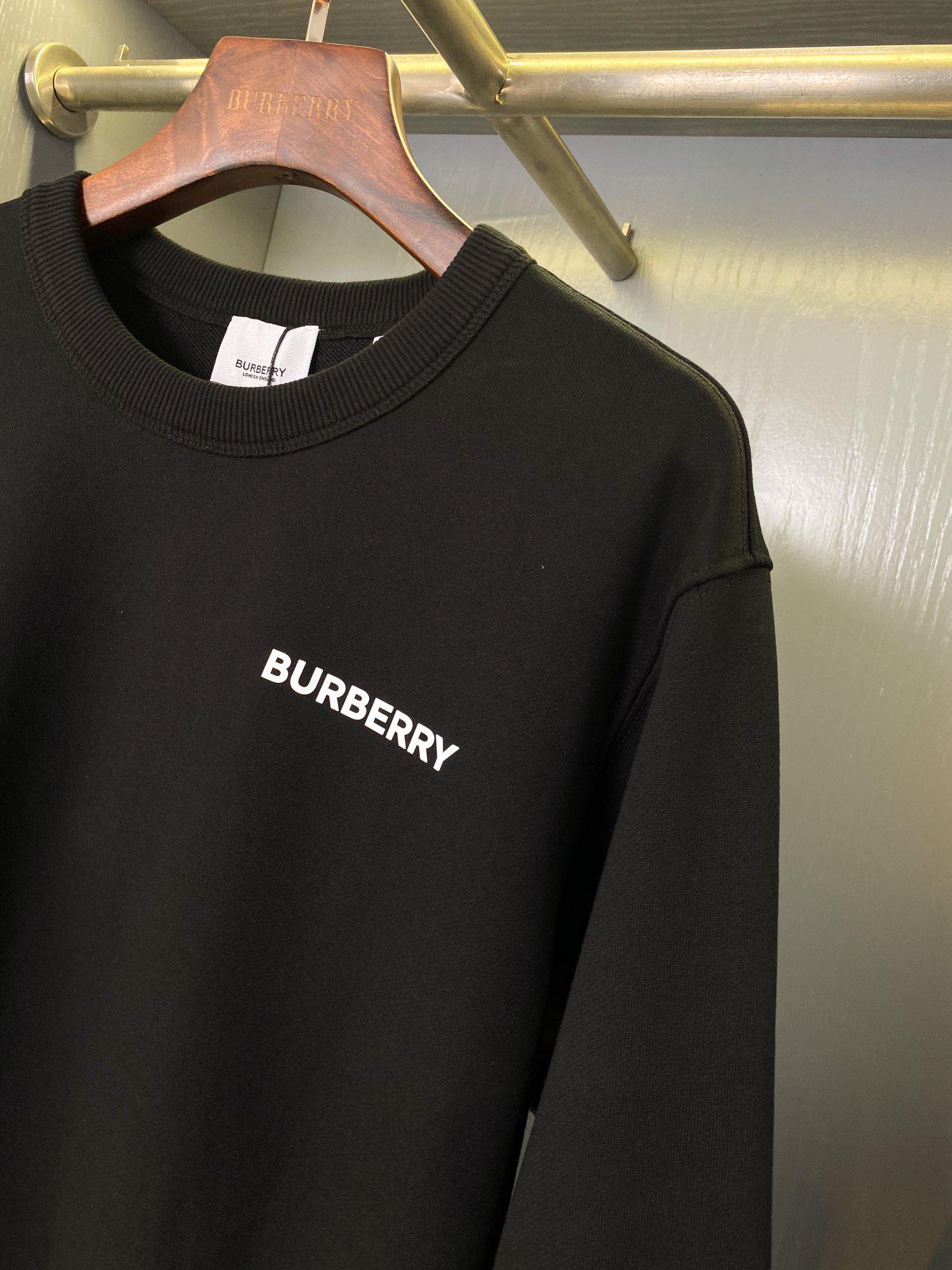 Свитшот Burberry Logo 99 London England Ice Cream Est 1856 "Black" фото № 4