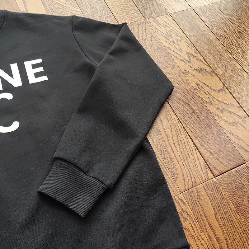 Свитшот Celine With The Labels Logo "Black" фото № 6