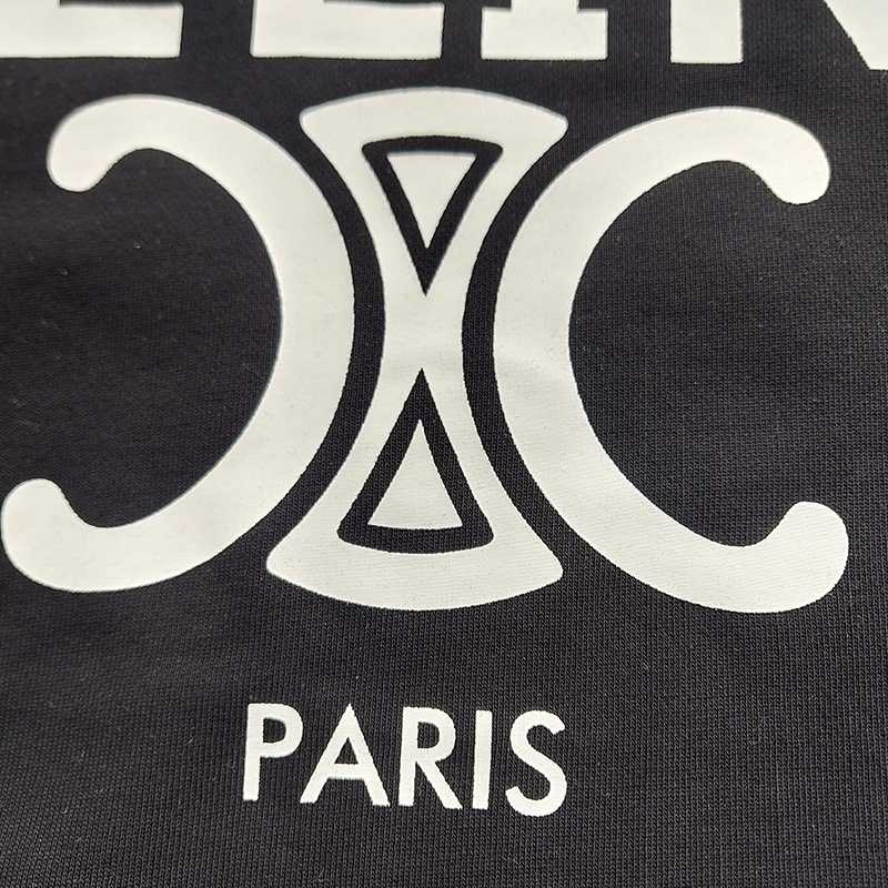 Свитшот Celine With The Labels Logo "Black" фото № 7