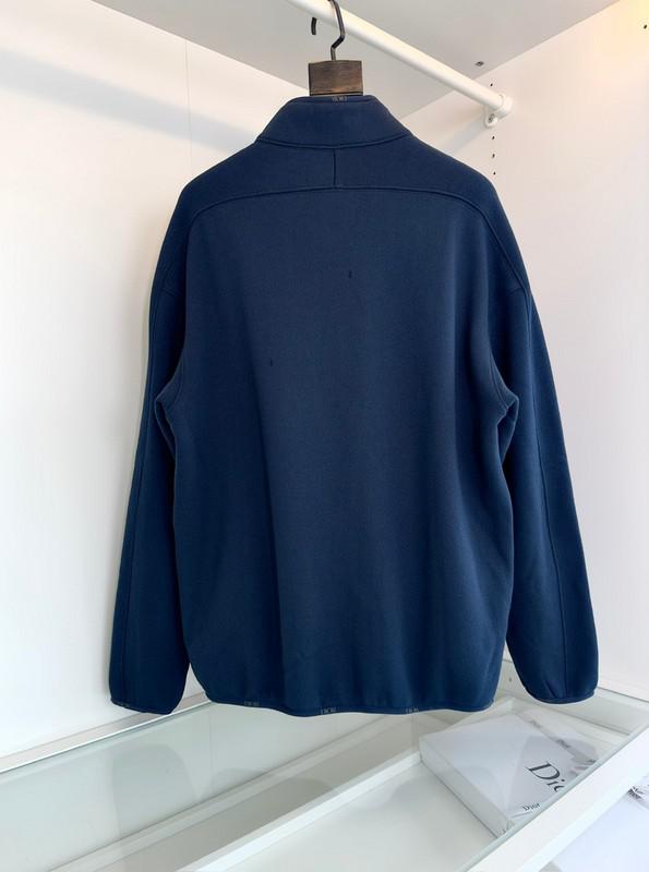 Свитшот Christian Dior Frontside White Logo Dior 47 "Blue" фото № 7