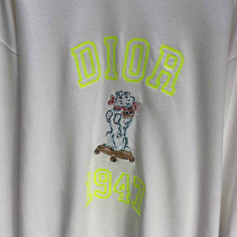 Свитшот Christian Dior Blue Dog "White" фото № 3