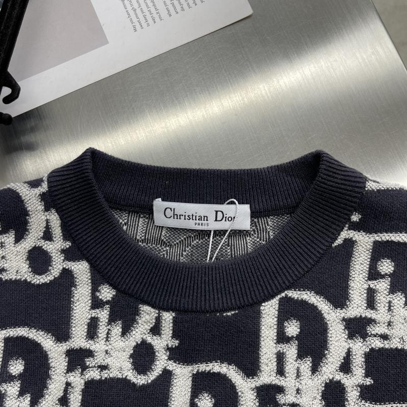 Свитшот Christian Dior Chaotic Dior Logos "Blue" фото № 4